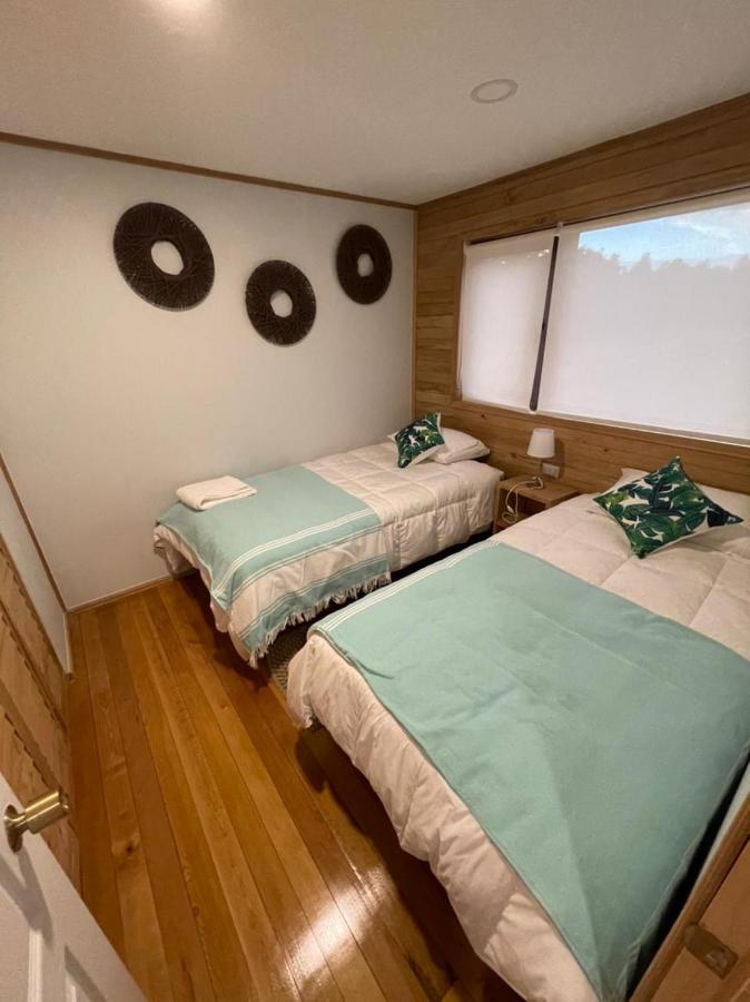 Cabanas Arrayanes De Huillinco En Chiloe Chonchi Luaran gambar