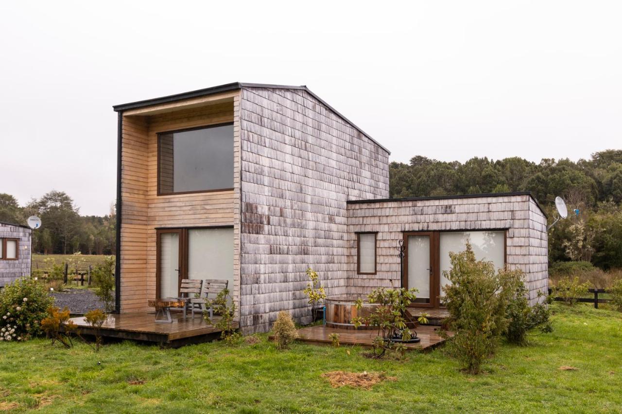 Cabanas Arrayanes De Huillinco En Chiloe Chonchi Luaran gambar